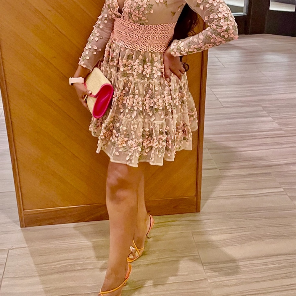 Neiman Marcus- Mini floral dress - Picture 5 of 5